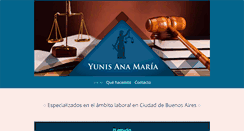 Desktop Screenshot of anamariayunis.com