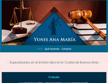 Tablet Screenshot of anamariayunis.com